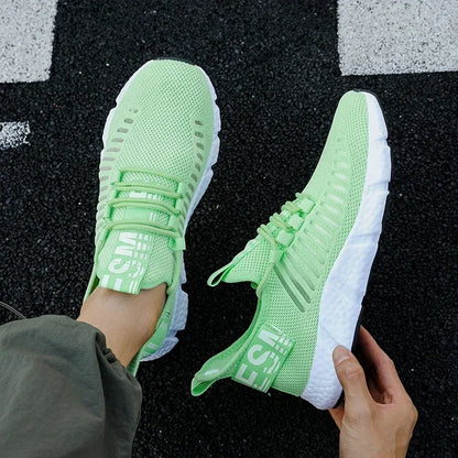 Summer Men Sneakers Lightweight Breathable Mesh Outdoor Casual Shoes Fashionable Tennis Training Shoes Men's Free Shipping