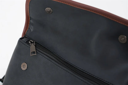 Casual Fashion Crossbody Bag Men Flap Shoulder Bag Vintage Design Shoulder Messenger Bags Unisex Mobile Phone Sling Handbags