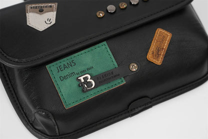 Fashion Badge Rivet Crossbody Bag Men Luxury Brand Designer Shoulder Bag Men Satchels Shoulder Messenger Bags Handbags Bolsos