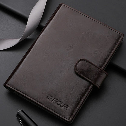 Stylish Travel Passport Bag Multi-Card Card Holder Portable Multi-Function Men's Wallet