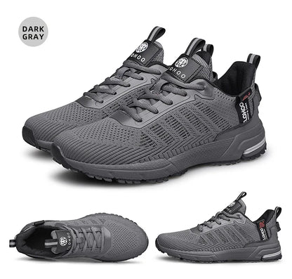 CLOHOO Mesh Upgraded Thick Bottom Foam Sports Casual Shoes Breathable Wear-Resistant Comfortable Footwear for Active Lifestyle