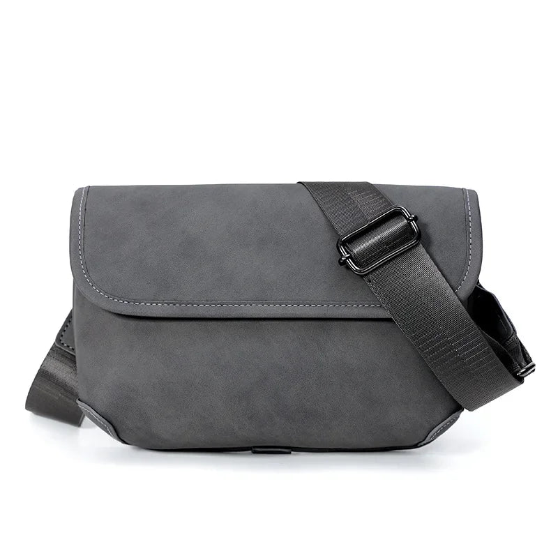 Casual Fashion Crossbody Bag Men Flap Shoulder Bag Vintage Design Shoulder Messenger Bags Unisex Mobile Phone Sling Handbags