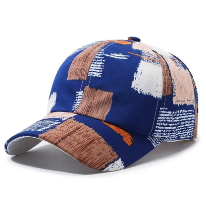 Fashion Graffiti Baseball Cap UV Protection Versatile Sunscreen Hats Breathable Sun Hat for Leisure Outdoor
