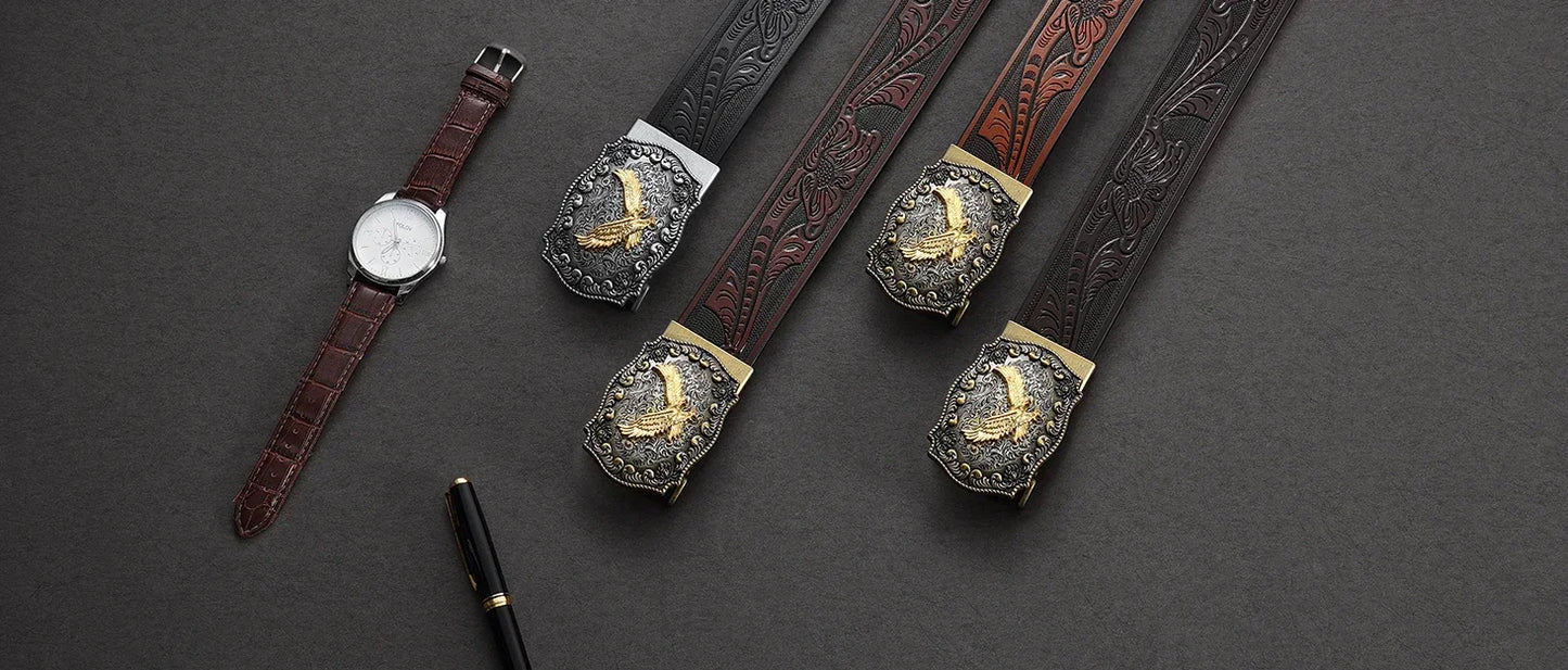 Men's Casual Style Belt PU Leather Belt Main Body Metal Buckle Belt Smooth Buckle Belt High-quality Male Belt 3.8cm