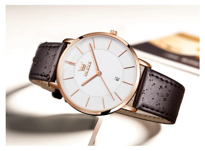 OLEVS 5869 Original Brand Fashion Men's Watch Simplicity Dial Trendy Quartz Watch Waterproof Date Milanese Mesh Belt  Wristwatch