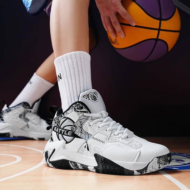 New Men Basketball Shoes Outdoor Sports Running Shoes Sneakers Men Non-slip Training Gym Shoes Big Size 47 48