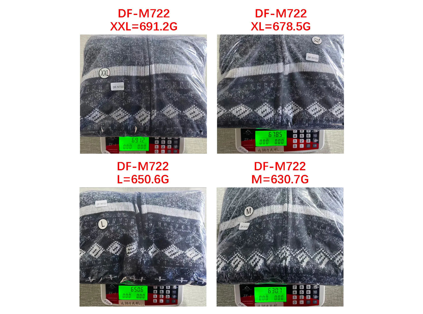 Men's Zip Up Fair Isle Cardigan Sweater Warm Knit Jacquard Stand Collar Casual Winter Pullover with Thermal Lining