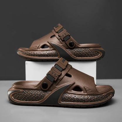 Summer Men's Slippers Beach Clogs Outdoor Sandals Soft EVA Slides New Design Men Casual Garden Shoes Male Street Slippers