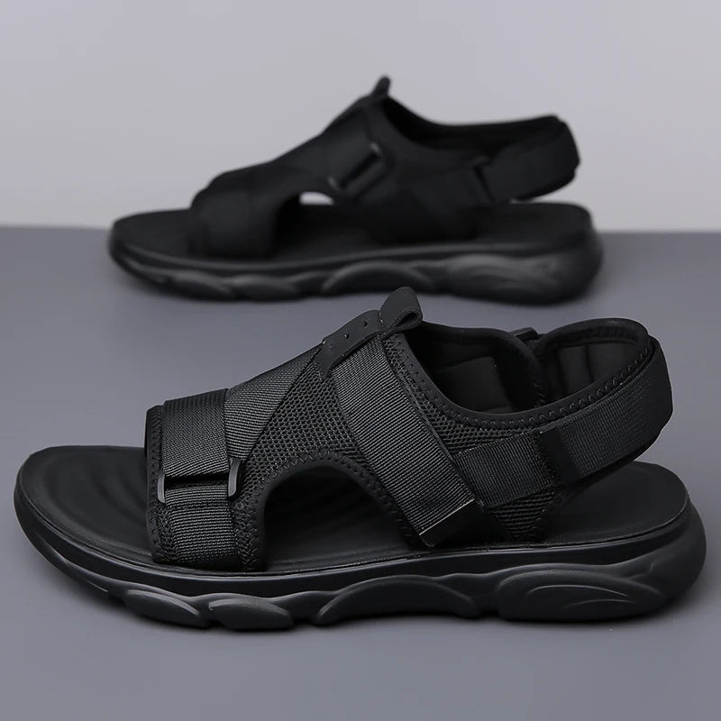 YRZL Sandals Soft Comfortable Non-Slip Men Shoes High Quality Beach Sandals Mens Gladiator Sandals Summer Casual Flat Shoes