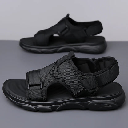 YRZL Sandals Soft Comfortable Non-Slip Men Shoes High Quality Beach Sandals Mens Gladiator Sandals Summer Casual Flat Shoes
