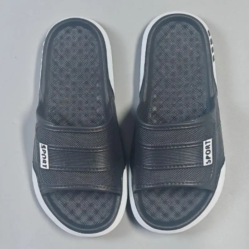 Plus Size 47 Non Slip Bedroom Slippers Men Summer 2026 Lightweight EVA Indoor Slippers Fashion Patchwork Man's Soft Home Slides