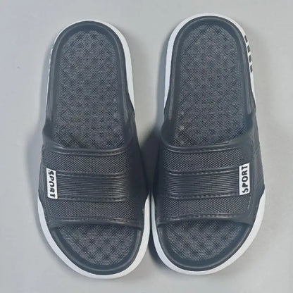 Plus Size 47 Non Slip Bedroom Slippers Men Summer 2026 Lightweight EVA Indoor Slippers Fashion Patchwork Man's Soft Home Slides