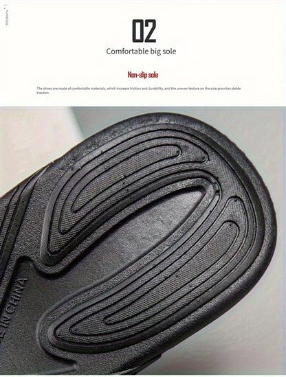 Summer new thick-soled casual flip-flops for men, anti-slip, anti-odor and wear-resistant, beach flip-flops for outdoor wear