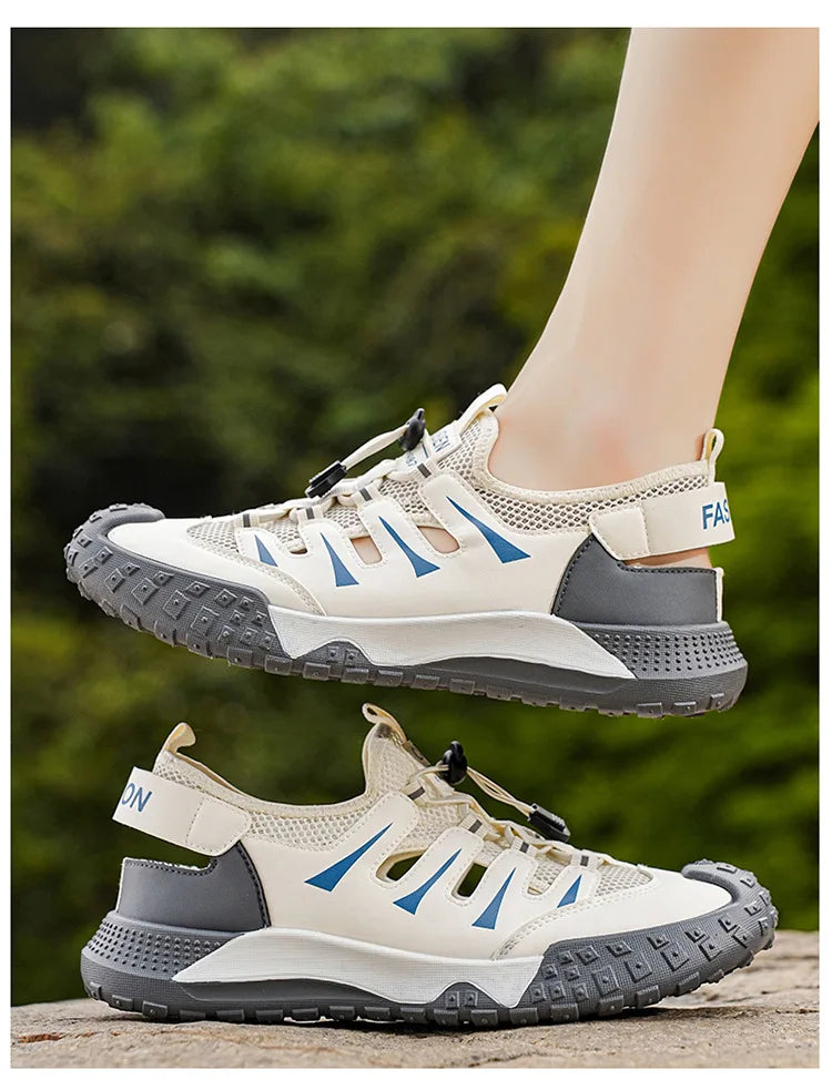 Tenis Masculino 2026 Hot Sale Summer Men Hollow Out Shoes Breathable Beach Shoes Non Slip Wear-resistant Sports Casual Sandals