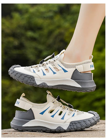 Tenis Masculino 2026 Hot Sale Summer Men Hollow Out Shoes Breathable Beach Shoes Non Slip Wear-resistant Sports Casual Sandals