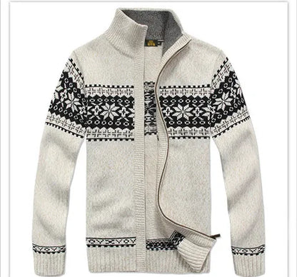 White Vintage Cardigan Knitted Autumn Knitted Men Sweater Clothing Coats Jackets Man Flower Sweater Men 2024 Black Blue