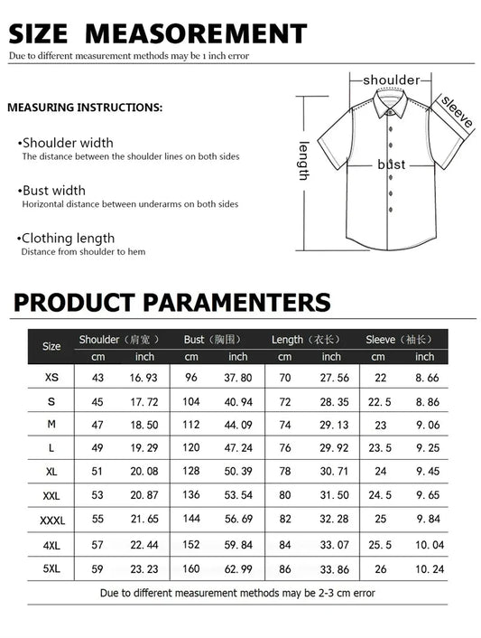 Men's Cat Print Short-Sleeve Shirt, Stand Collar Retro Casual Top, Breathable Slim Fit Shirt, Outdoor Casual Hawaiian Shirt