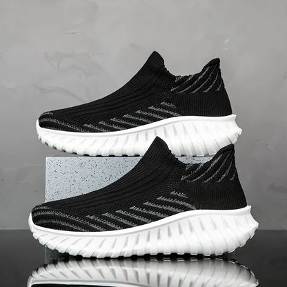 Men Sock Shoes Women Running Thick Sole Fashion Casual Sneakers Breathable Sport Shoes Couple Walking Fashion Sneakers Shoes