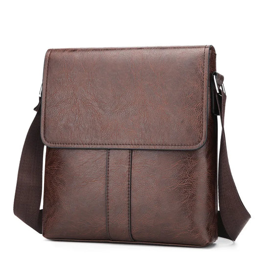 Soft leather shoulder bag, men's business casual bag, crossbody bag, men's bag, crossbody bag, small leather bag, hanging bag