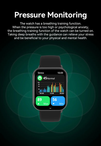 VS30 PRO Smart Watch 1.93-inch AMOLED Display Bluetooth Call Sports Modes Health Monitoring 1ATM Waterproof Custom Watch Fa