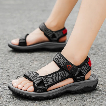 2026 New  Men's Hiking Sport Sandals Lightweight Leisure Beach Shoes Summer Open-Toe Breathable Travel Walking Sandials