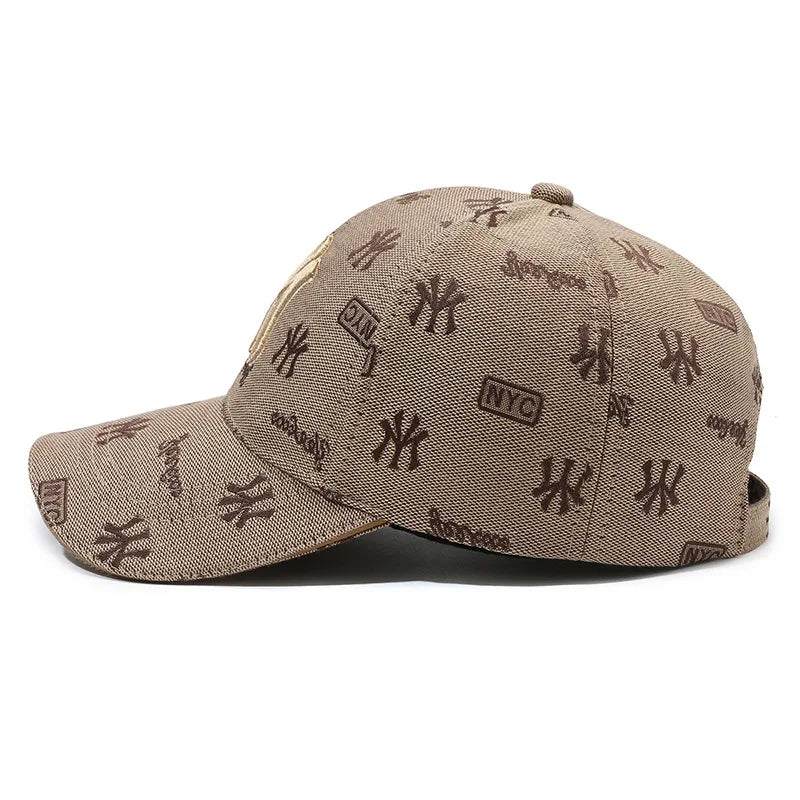 Fashion New High Quality Women Men Cap Hat Cool Lady Male MY Letters Baseball Cap Outdoor Visors Sun Cap Hat For Women Men