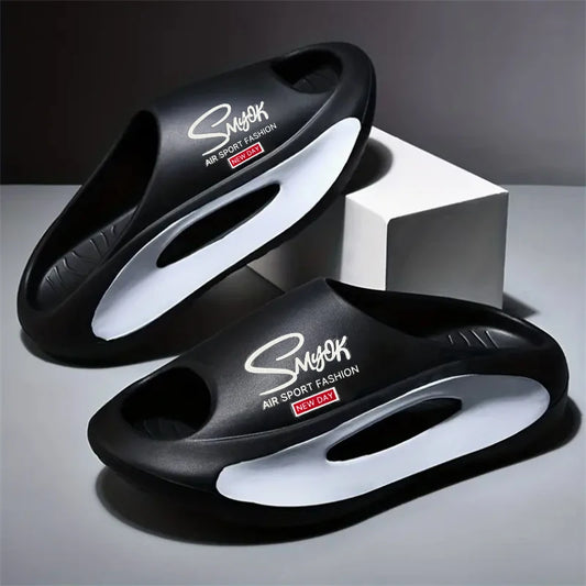 Men Slippers Women Shoes Summer Beach Slippers Luxury Brand Outdoor Indoor Eva Soft Flip Flops Male  Anti-slip Shoes