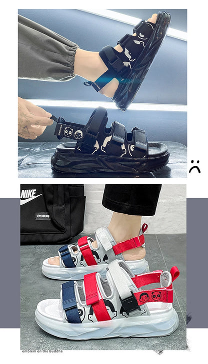 High Quality Men's Sandals Designer Platform Sandals for Men Fashion Outdoor Casual Sports Sandals 2026 Summer Beach Sandalias