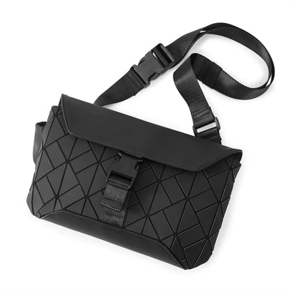 High-quality Fashion Men's Crossbody Bag Geometric Shoulder Messenger Bag Men Back Pack Waist Bag Crossbody Bags for Men Satchel