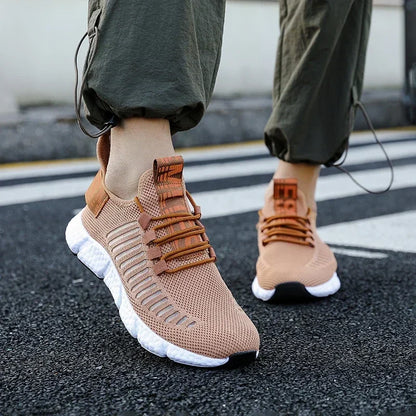 Summer Men Sneakers Lightweight Breathable Mesh Outdoor Casual Shoes Fashionable Tennis Training Shoes Men's Free Shipping