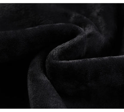 Fleece-Lined Knitted Pullover Sweater Casual Jumper for Men Insulated Warm Long Sleeve Thick Material Round Neck Design