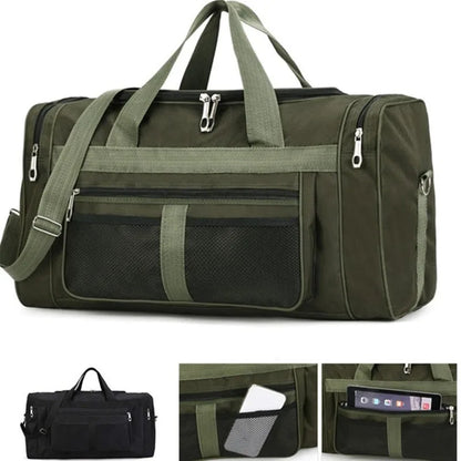 Travel Bag Large Capacity Handbag Portable Outdoor Carry Luggage Convenient Practical Male's Weekend Duffle Bags Random Letters