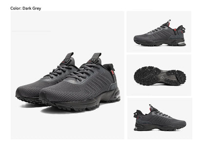Baasploa Men Running Shoes Lightweight Breathable Jogging Sport Shoes Male Lace-up Fashion Comfort Casual Sneakers Non-slip
