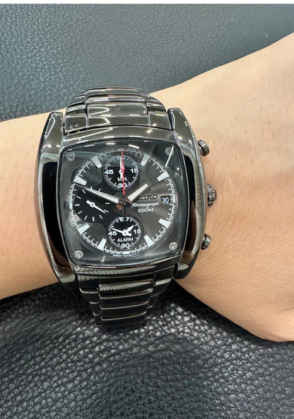 Original Japan SEIKO Men Watch Chronograph Series Quartz Watches 100m waterproof Sports watch SNA765J1