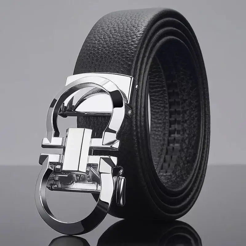 Luxury Brand Men Belt High Quality Leather Business Designer famous Belts for men Jeans Strap Male Metal Buckle belt