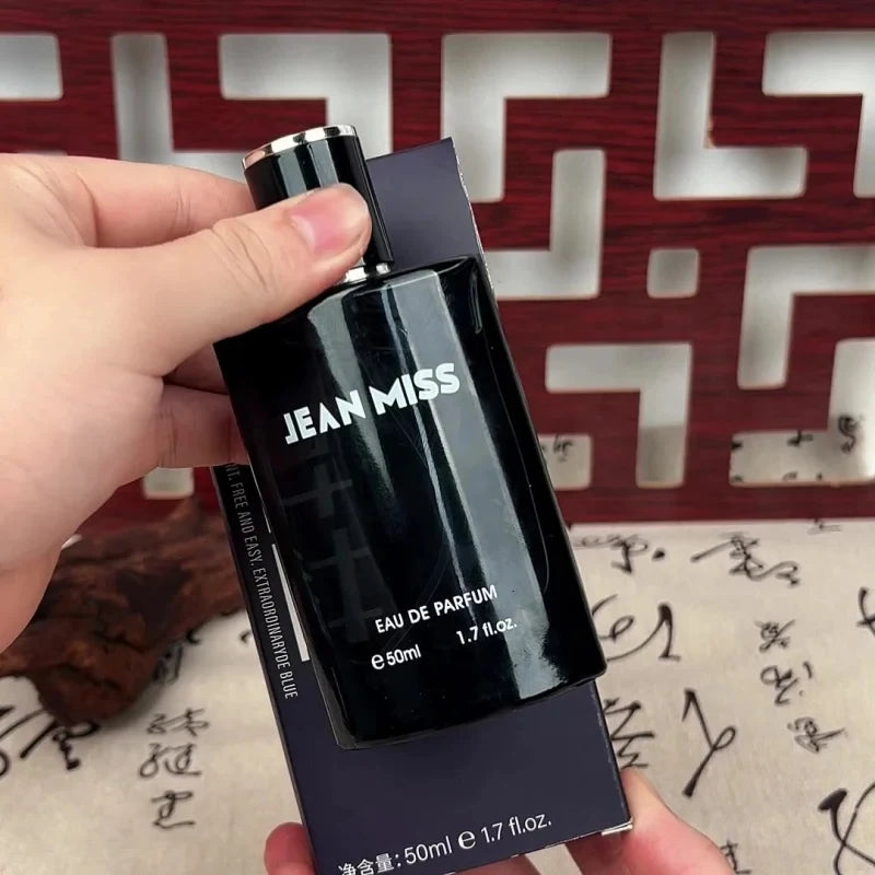50ml Men's Woody Aquatic Perfume Long Lasting Fresh Masculine Fragrance Spray Eau de Parfum for Daily Casual Dating
