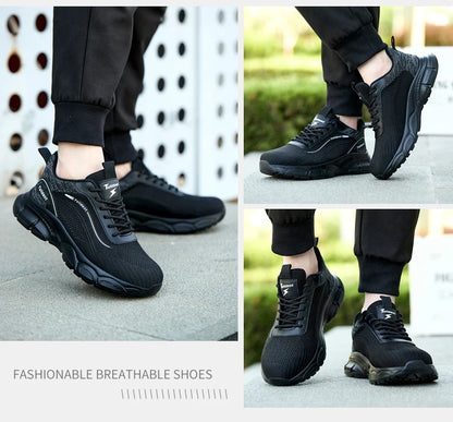 Men's safety shoes, anti smash and anti stab work shoes, men's indestructible safety boots, insulated shoes, tactical boots