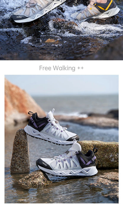 Rax Men's Aqua Upstreams Shoes Quick-drying Breathble Fishing Shoes Women Hole PU Insole Anti-slip Water Shoes