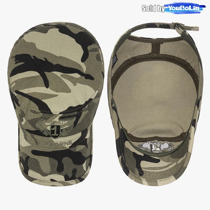 AIRBORNE Airborne Commando Cadet Flat Cap Sun Hat Trucker Caps Dad Hats
