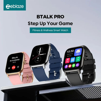 New Zeblaze Btalk PRO 1.91'' HD Display Voice Calling Smart Watch Multiple Sports Modes Health Tracking Smartwatch
