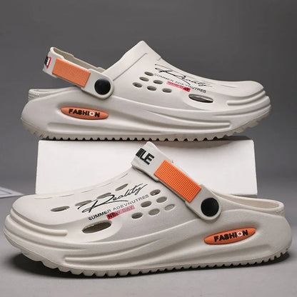 Classic Summer Clogs Men Slippers Breathable Garden Shoes Outdoor Comforty Beach Slippers Home Slippers Antiskid Slippers