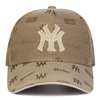 Unisex MY Letter Embroidery Baseball Caps Spring and Autumn Outdoor Adjustable Casual Hats Sunscreen Hat Sports Cap