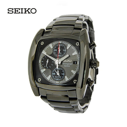 Original Japan SEIKO Men Watch Chronograph Series Quartz Watches 100m waterproof Sports watch SNA765J1
