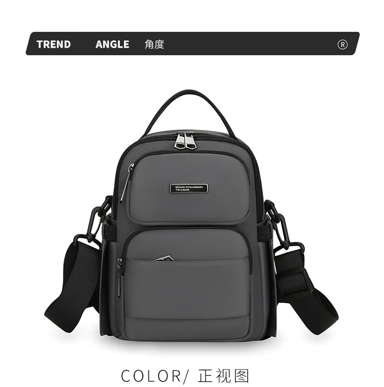 Men's Bag Outdoor Travel Shoulder Bag High Quality Nylon Crossbody Bags For Man Multi Functional Men's Handbag Bag Waist Packs
