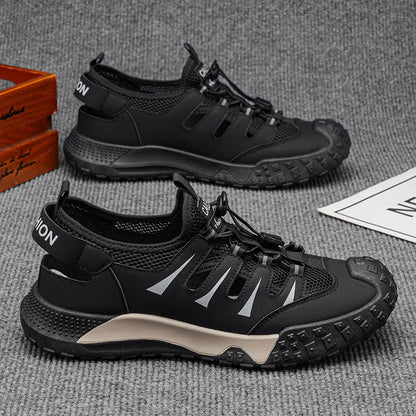 Tenis Masculino 2026 Hot Sale Summer Men Hollow Out Shoes Breathable Beach Shoes Non Slip Wear-resistant Sports Casual Sandals