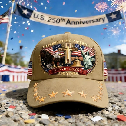 Us 250th Anniversary Cap Vintage Adjustable Baseball Cap Statue Of Liberty Hat Comfortable Patriotic Baseball Cap For Casual