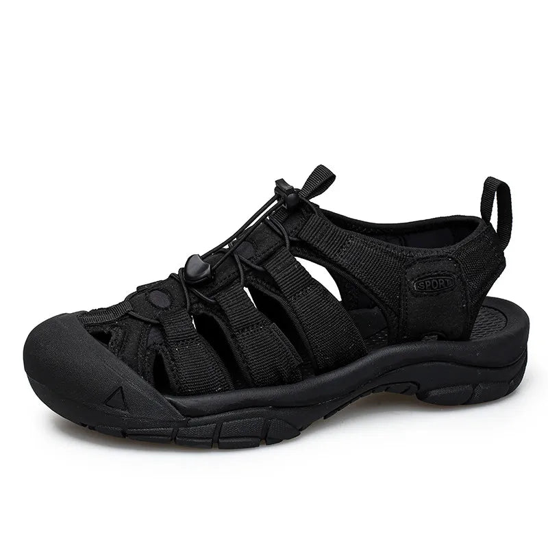 Big Size Summer Outdoor Couple Sandals Breathable Men Hiking Shoes Water Beach Men's Sandals Camping Climbing Aqua Men Sneakers