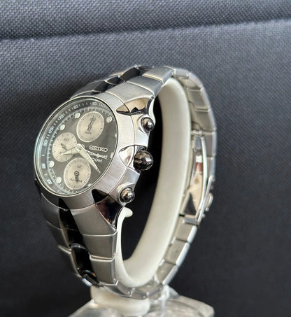 Original Japan SEIKO Men Watch Chronograph Series Quartz Watches 100m waterproof Sports watch SNA765J1