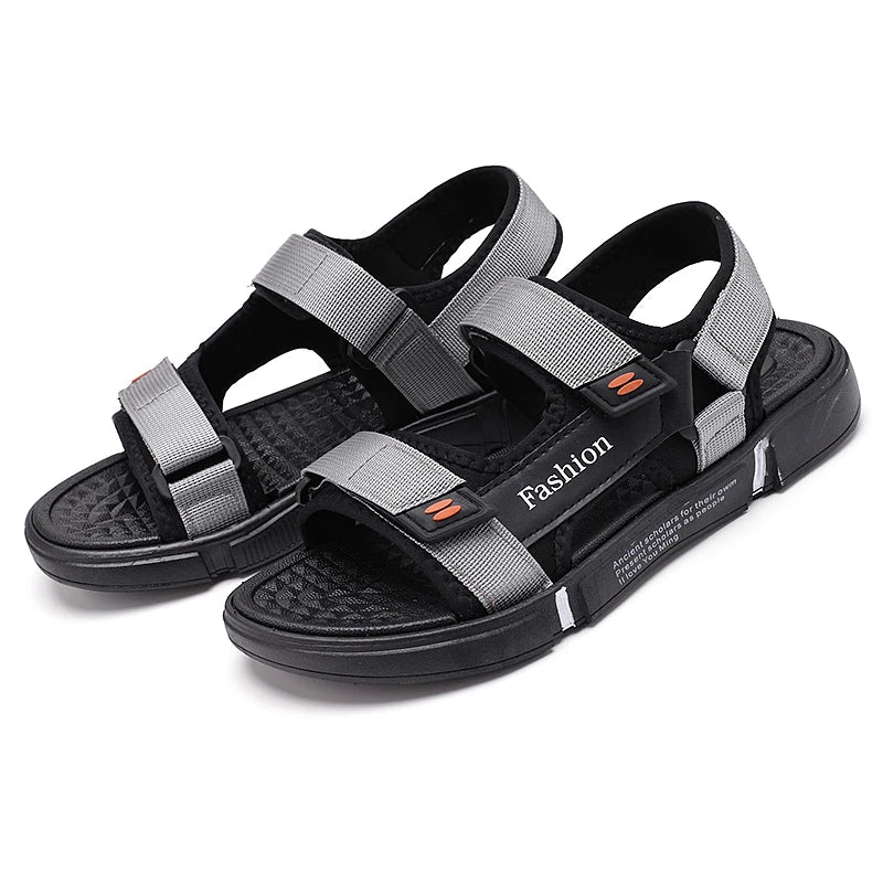 Men Sandals Summer Leisure Beach Holiday Sandals Men Shoes New Outdoor Sneakers Male Retro Comfortable Casual Sandals Men