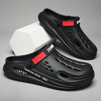 Classic Summer Clogs Men Slippers Breathable Garden Shoes Outdoor Comforty Beach Slippers Home Slippers Antiskid Slippers